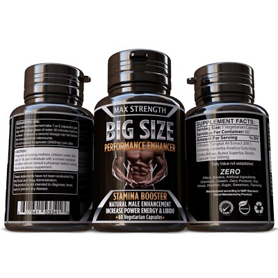 Male Tongkat Tribulus Power Formula Stay Hard Stamina Sperm Enhancement Libido