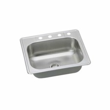 PROFLO PFSR252284A Stainless Steel 25" Single Basin Drop In Stainless Steel Sink