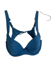 Victoria  s Secret Vintage Y2K Turquoise Bra 34 A Pink Label