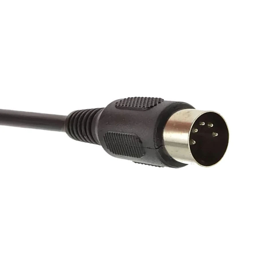 20cm 5 Pin MIDI DIN Y Splitter Cable Adapter 1 x Male Plug to 2 x Female Sockets - Image 3 of 4
