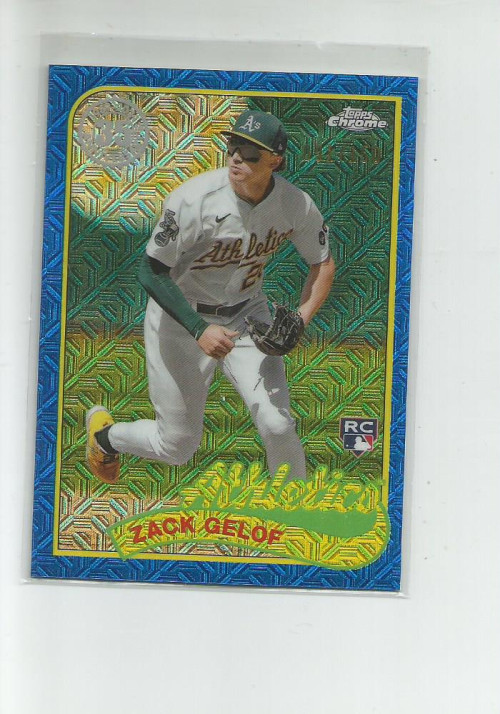 2024 '89 Topps Silver Pack Chrome Blue Refractors #2T89C66 Zack Gelof 091/150