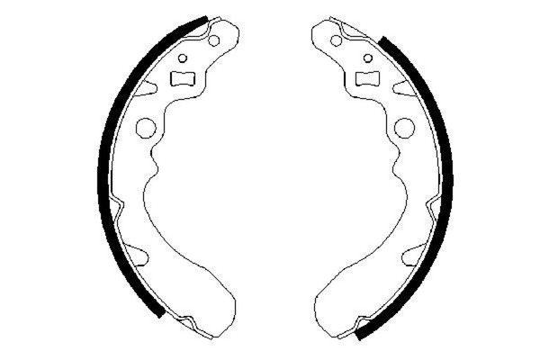 Bremsbacken Daihatsu Cuore/Sirion 0.8-1.3 85-05-image