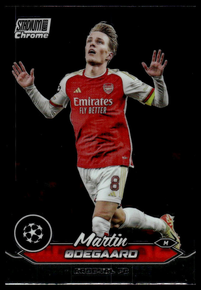 2024 Topps Chrome Odegaard Auto 2024 Topps Chrome Odegaard Auto