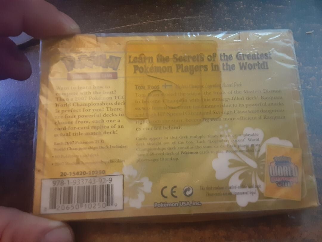 POKEMON 2007 World Championship deck Sealed | eBay