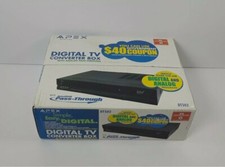 Apex Digital DT502 Digital TV Converter Box Analog Pass Through  Remote