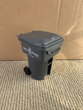 Mini Replica Collectable Rehrig Pacific Company Wheelie Bin Grey