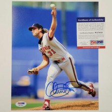 Chuck Finley signed California Angels 8x10 photo autograph ~ PSA/DNA COA