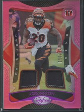 2021 Panini Certified #12 Joe Mixon Patch /149 Certified Gamers Mirror Pink