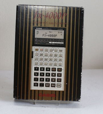 Casio fx-4000P wissenschaftlicher Taschenrechner mit Handbuch in OVP