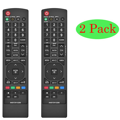 2 Pack Remote AKB72915206 FOR LG TV AKB72915207 AKB72915238 AKB73655806 42LD450
