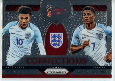 2018 Panini Prizm World Cup Connections #C-20 Dele Alli / Marcus Rashford