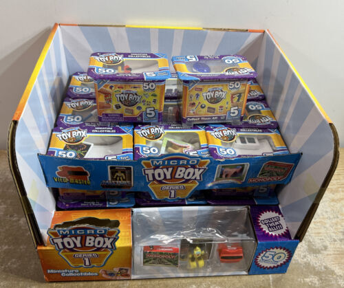Micro Toy Box Series 1 20 Boxes w/ Display Case MOTU Transformers 100 Toys NEW - Picture 2 of 4