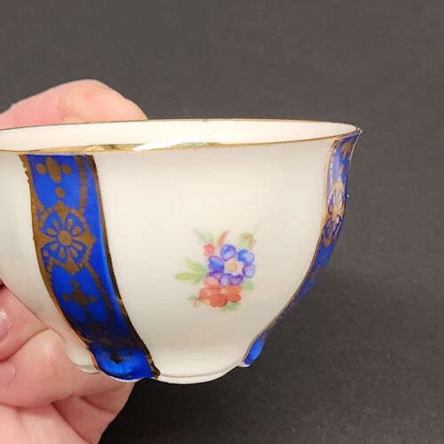 Schuman Arzberg Bavaria Tea Cup & Saucer From Germany Porcelain Floral W/Gold - Picture 8 of 15