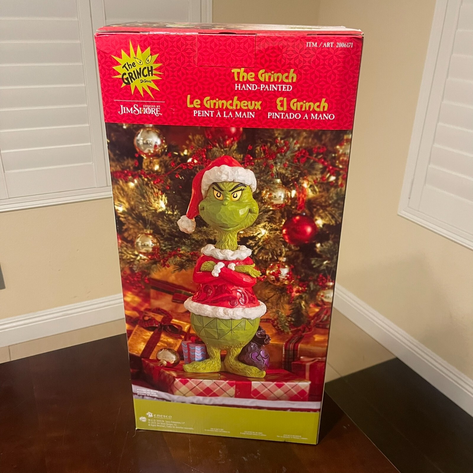 NEW GRINCH JIM SHORE Costco Exclusive 20" Christmas Collectible Factory Sealed eBay