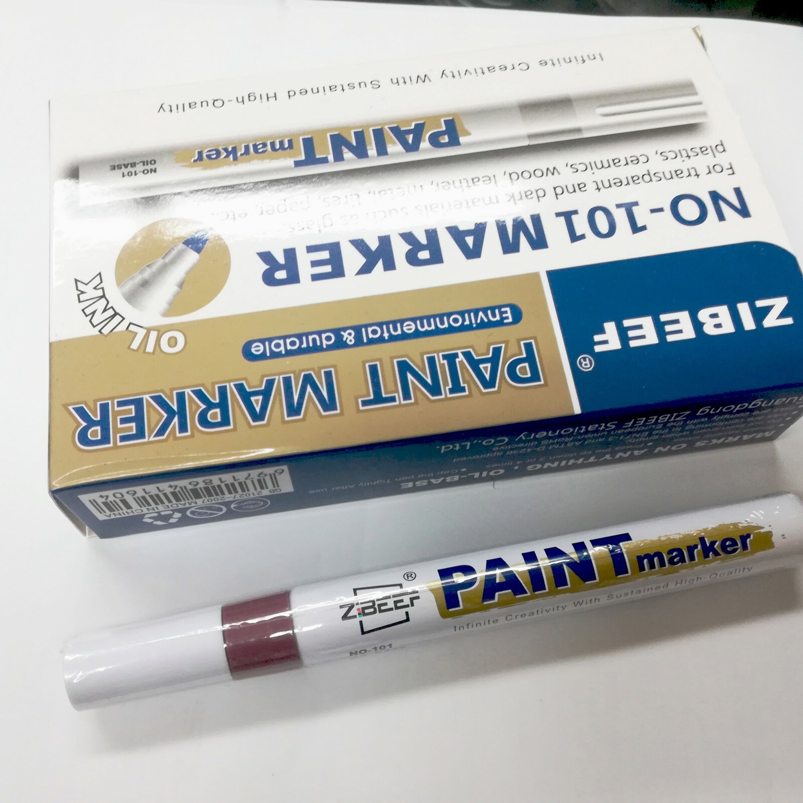 Waterproof Permanent Paint Marker Pen For Car Tyre Tire Tread Rubber Metal Wood