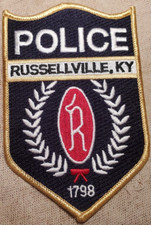 KY Russellville Kentucky Police Patch