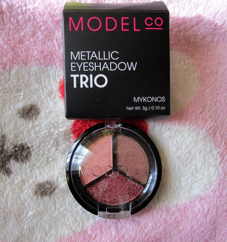 Model Co Eyeshadow MYKONOS Metallic Trio FULL Size