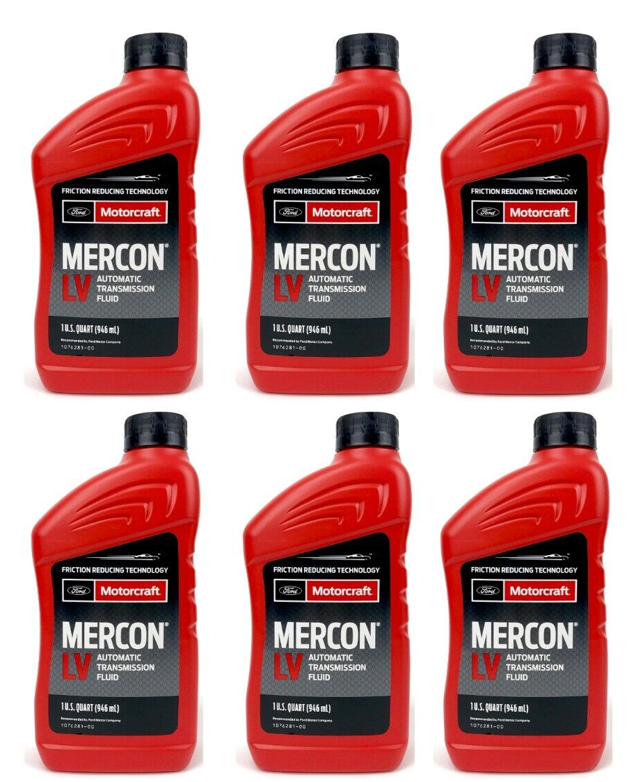 Motorcraft Mercon LV Automatic Transmission Fluid 6 Quarts Pack