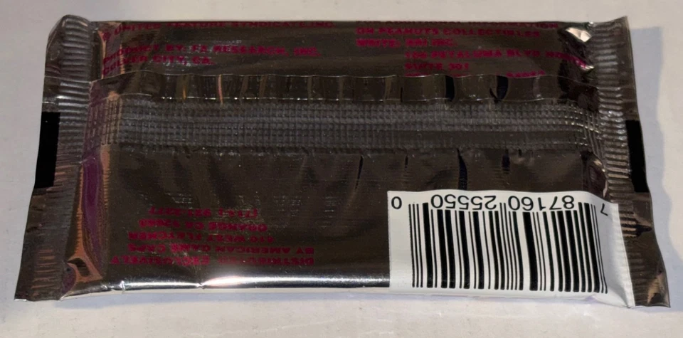 Peanuts/Snoopy Game/Milk Caps Pogs Sealed Pack 1994 5 per pack + 1 Slammer - Image 3 of 4