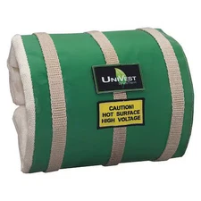Unitherm Uvst 2512 6" X 25" L Fiberglass Cloth Insulated Pipe Jacket 1" Wall