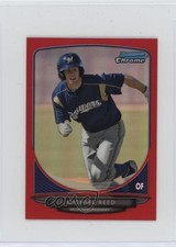 2013 Bowman Chrome Minis Red Refractor 2/10 Michael Reed #235 nd3