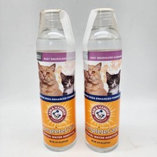 Arm Hammer Dental Water Additive for Cats Complete Care Fresh Breath 2pack