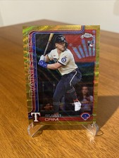 Blaine Crim 2025 Topps Chrome Update Series #USC83 Gold Wave Refractor /50 RC