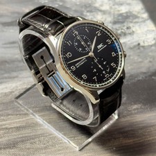 2020 IWC Portugieser Chronograph 41mm Black Steel | IW371609 | Full Set 3