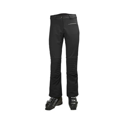 Helly Hansen Women's Bellissimo Black Softshell Stretch Ski Pants Size M RECCO - Image 1 of 4