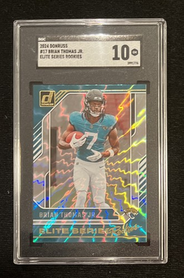 #ad SGC 10 2024 Panini Donruss Elite Series Rookies #17 Brian Thomas Jr. RC $60.00