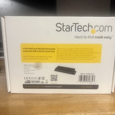 STARTECH 4 PORT USB TO RS232 SERIAL HUB ICUSB2324