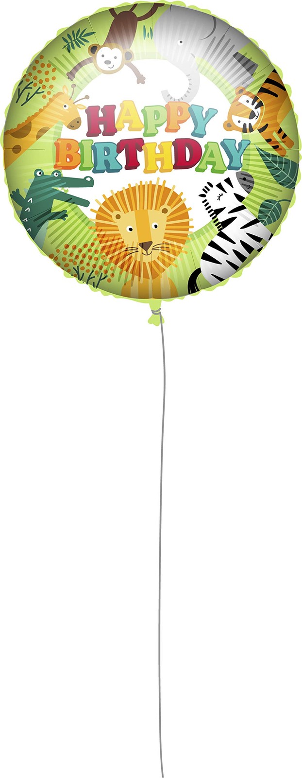 Procos 92422 Foil Balloon Happy Birthday Jungle Size 46 cm Helium Balloon Jungle 1490₽