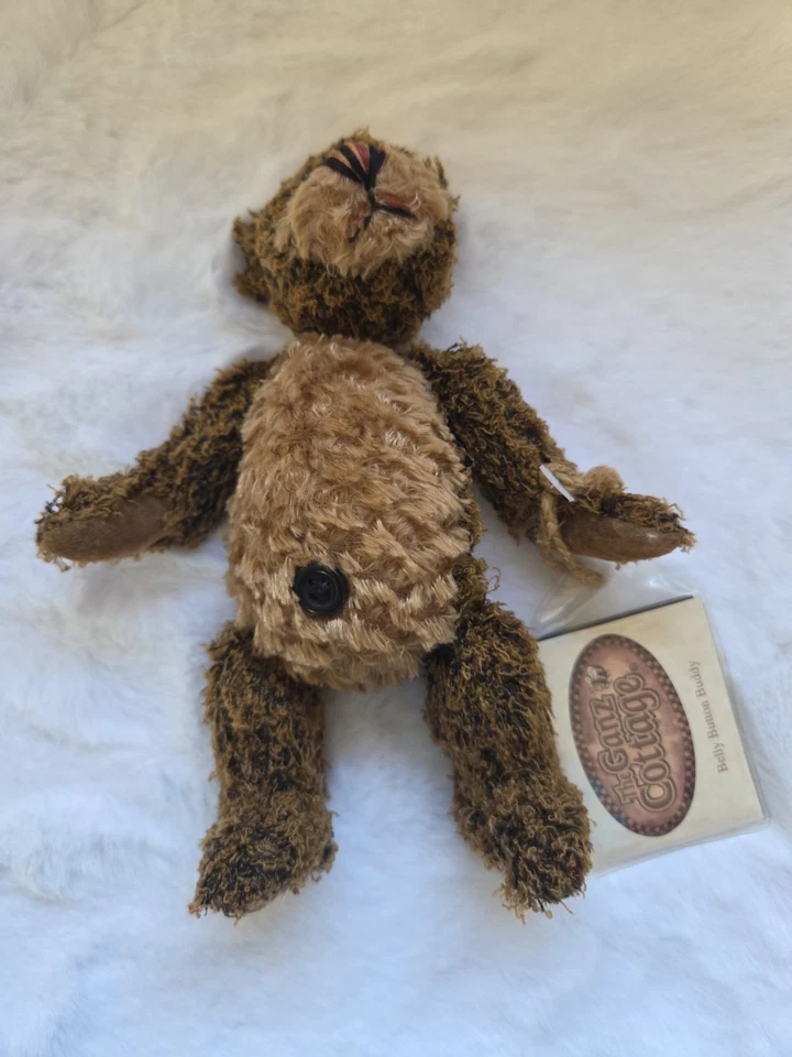 Vintage Ganz Cottage Belly Button Buddy Bear Plush Collectible Toy Jointed Toy - Image 4 of 4