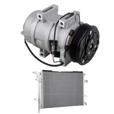 For Volvo V70 S60 XC70 AC Compressor w/ A/C Condenser & Drier DAC
