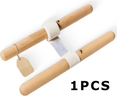 Sporty Leg Flexibility Trainer, Beech Wood Resistance Stretcher for Gym, Ballet