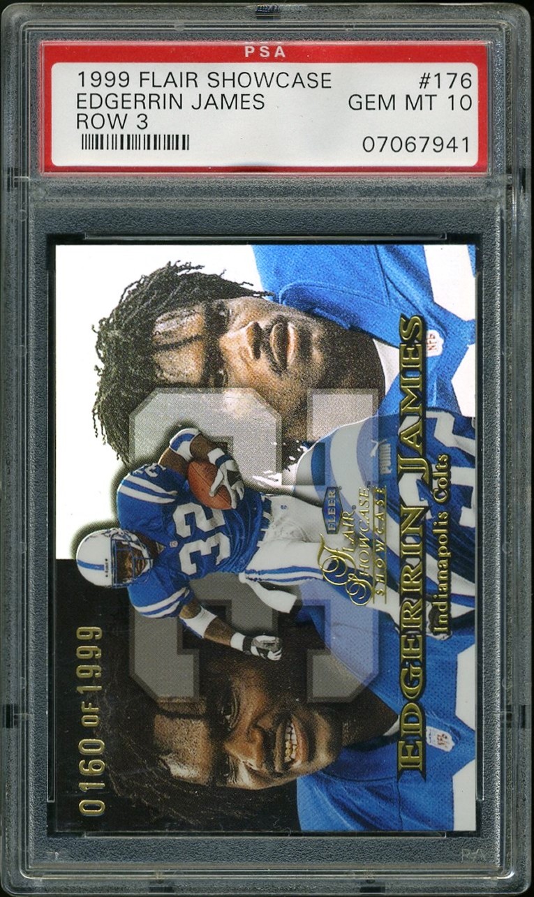 Edgerrin James Flair Showcase #176 Base