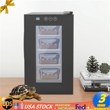 Constant Temperature Humidity Intelligent Reptile Incubator 10-40 C 23L/6.08Gal