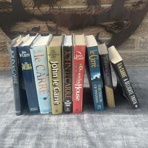 Set aus 9 John Le Carre HB DJ & PB Büchern The Mission Song Hodder & Stoughton