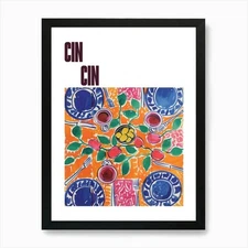 Cin Cin Poster Table With Wine Mati Framed Wall Art Poster Canvas Print Picture