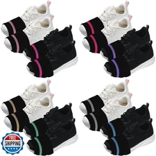 Haysandy 8 Pairs Dance Shoe Covers Over Shoes Socks for Dancer Women(M,Light 