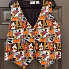 Basic Editions Plus Size 2x Halloween Vest Pu...