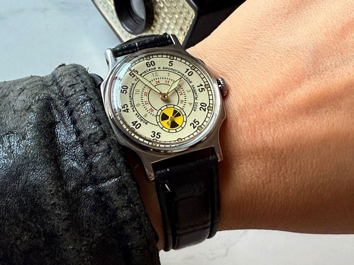 Soviet Mechanical Wrist Watch Pobeda Chernobyl Atomic Radiation