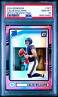 2024 Panini Donruss  Caleb Williams #327 Optic Preview Pink Prizm (RC) PSA 10