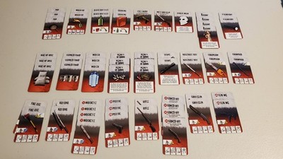 Zombicide 1st Edition Equipment Cards (Zombicide Core)