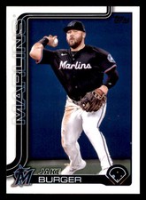 2025 Topps #330 Jake Burger Miami Marlins