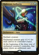 NM Righteous Authority, MTG, Commander 2018, Magic the Gathering, 188