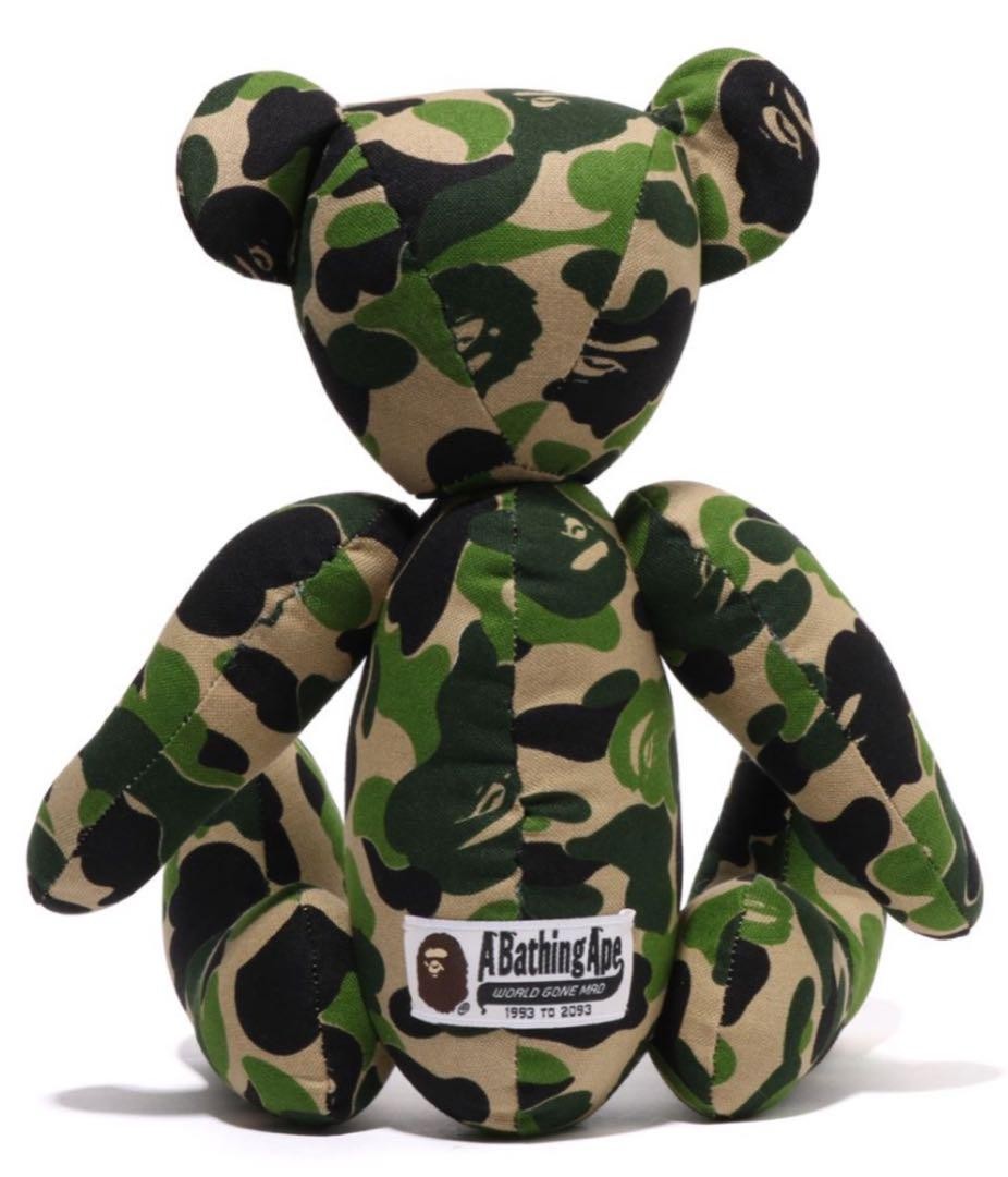 BAPE ABC CAMO BEAR PLUSH DOLL 35CM | eBay