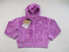 NORTH FACE KID'S OSITO FULL ZIP FLEECE HOODIE SIZE 2 DRAGONFRUIT NF0A88VP1I8-2