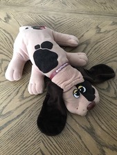 Vintage 1985 Tonka Pound Puppies Brown And Tan 17  Inch Plush Stuffed Animal Dog