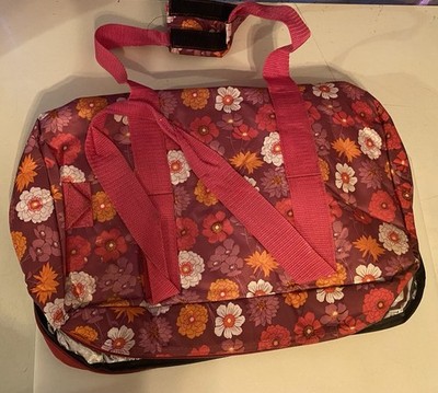 Floral Insulated Casserole Carrier Food Tote Hot Cold Dish Picnic Potluck Bag